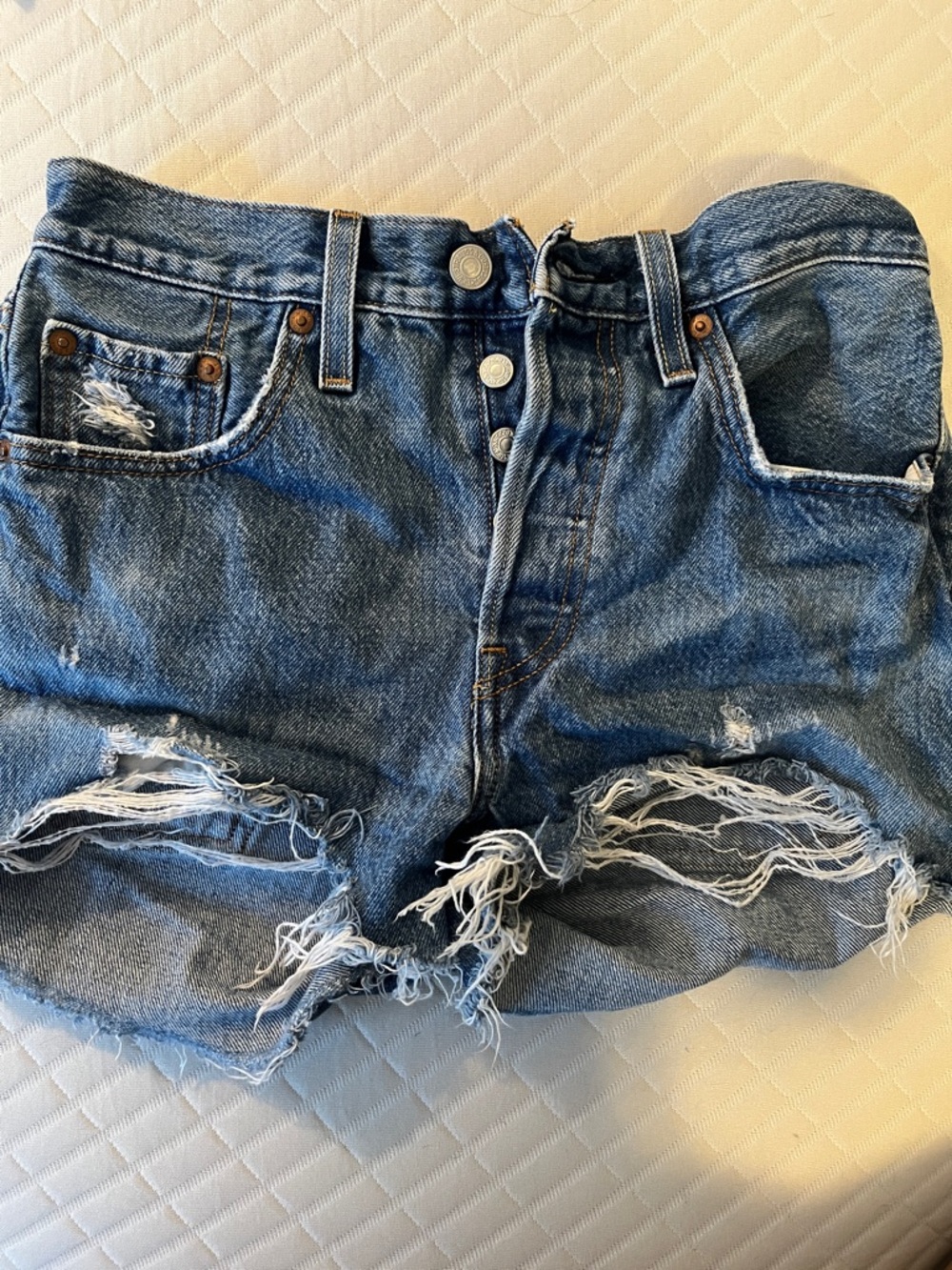 Levi 501 denim shorts